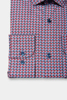 ligne jerem black 
 chemise texturée à motifs fantaisie 
 coupe ajustée avec pinces au dos 
 petit col italien avec baleine amovible 
 poignets carrés à un bouton 
 gros grai...