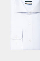 Coton col italien sans repassage coupe ajustée — Chemise texturée Jerem, coupe ajustée, sans repassage