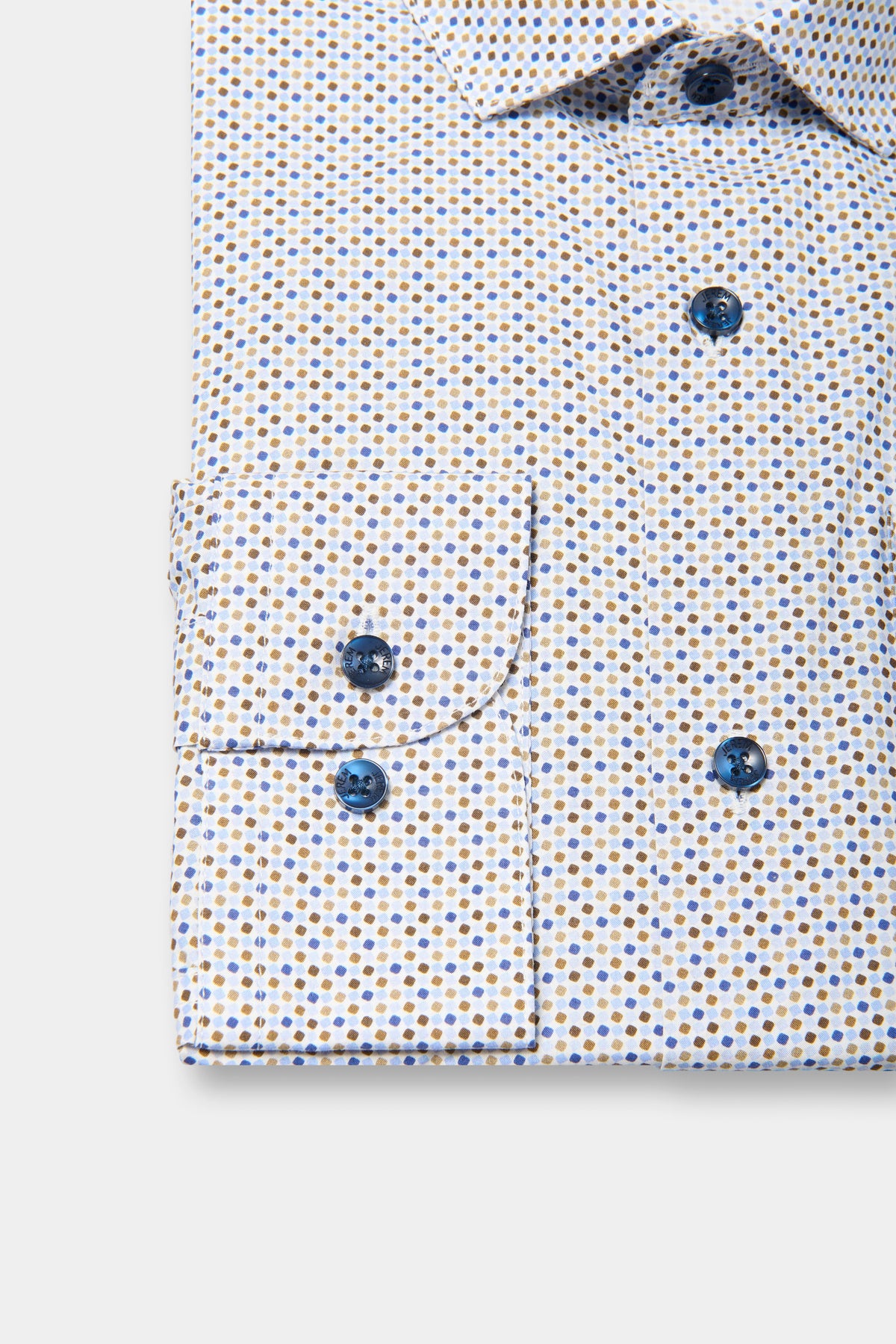 Chemise imprimée motifs géométriques Jerem, coupe ajustée