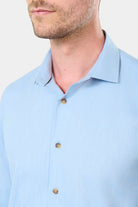 Chemise en twill de coton confortable Jerem, col classique, coupe confortable