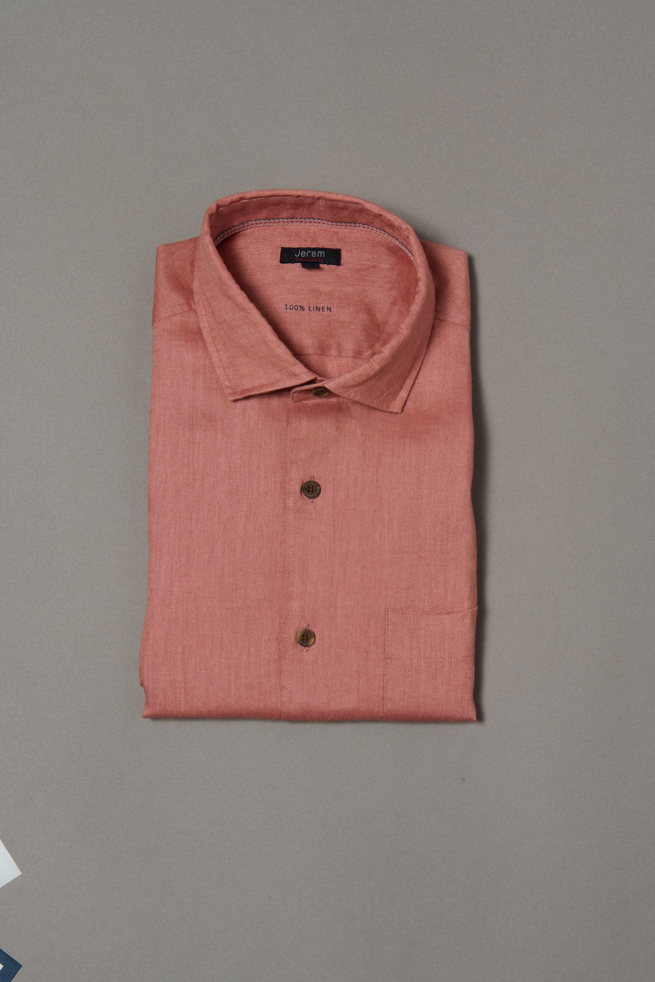 Chemise en pur lin coupe confortable Jerem, col classique