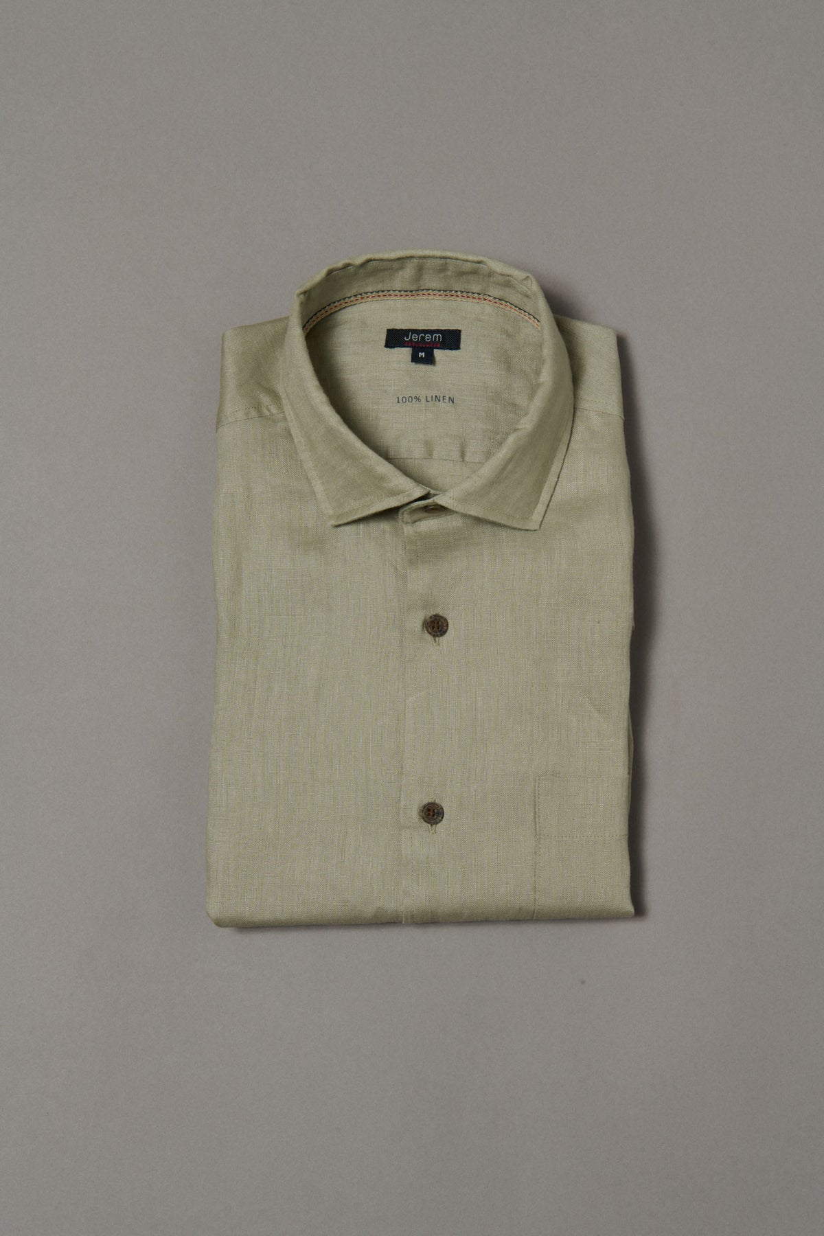 Chemise, pur lin coupe confortable Jerem, col classique, coupe confortable