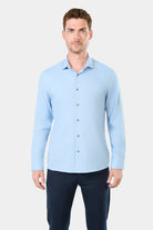 Twill de coton coupe confortable — Chemise Jerem, coupe confortable, col classique