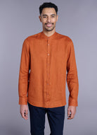Chemise, lin col officier regular fit Jerem vue 10