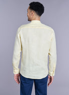 Chemise, lin col officier regular fit Jerem vue 6