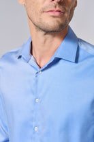 Chemise rayures en biais en coton sans repassage comfort fit Jerem, coupe droite, sans repassage
