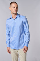 Chemise rayures Jerem, col classique, coupe droite
