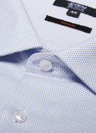 Chemise texturée, coton manches courtes sans repassage confort fit Jerem, sans repassage, manches courtes