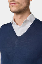 Pull sans manche col V Pilet Jerem vue 2