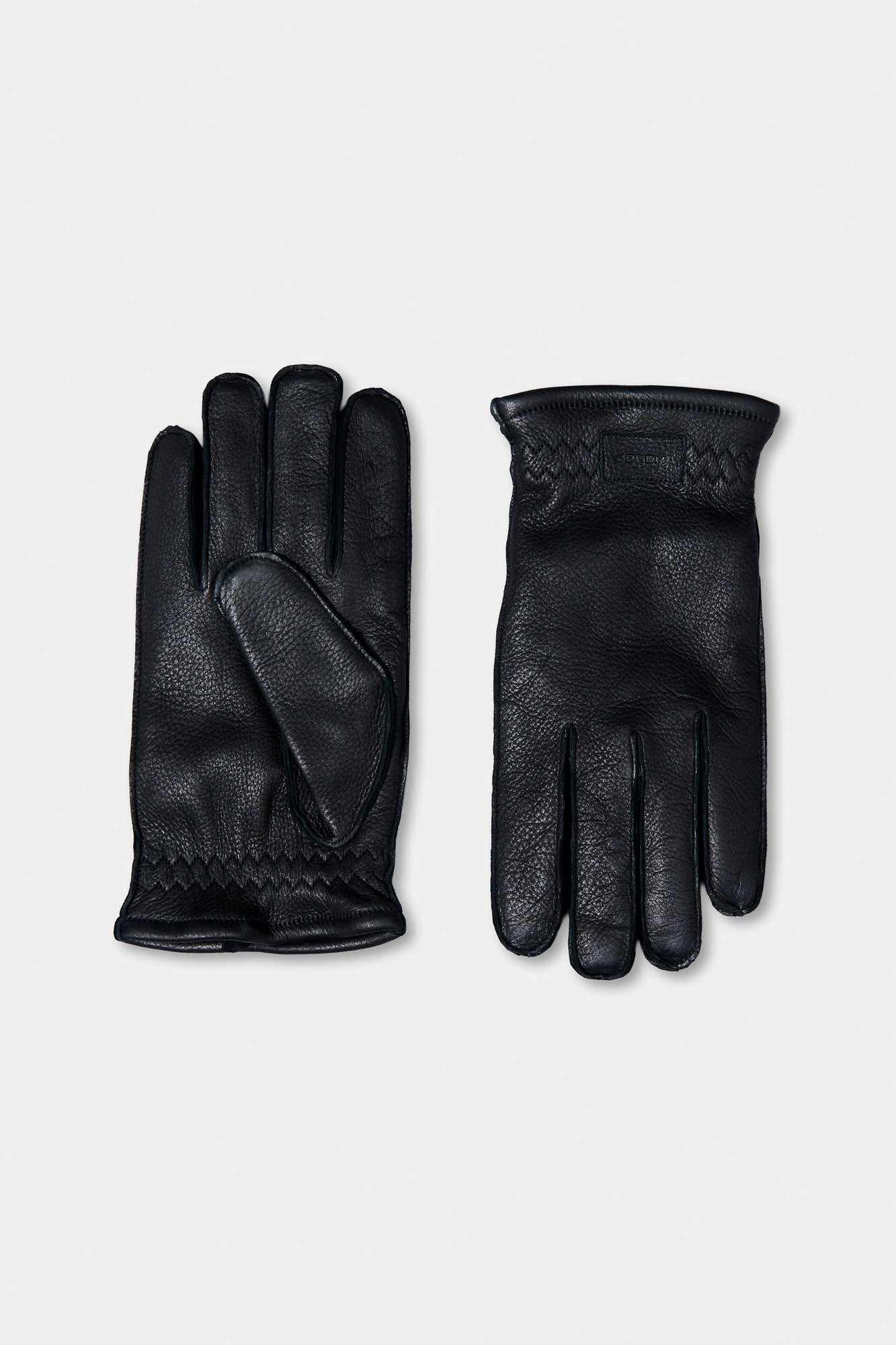 Gants en cuir grainé gadeers Jerem Paris, vue de détail