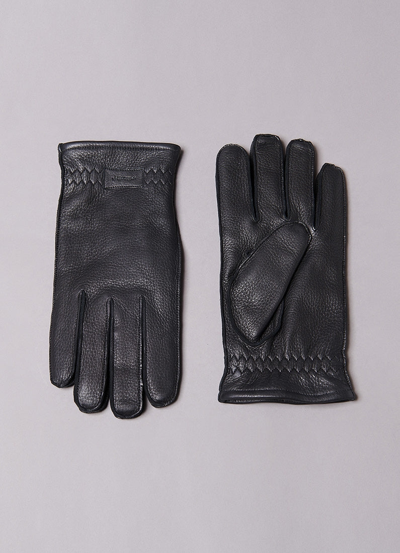 Gants en cuir grainé gadeers Jerem Paris, vue de dos