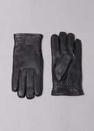 Gants en cuir grainé gadeers Jerem Paris, vue de dos