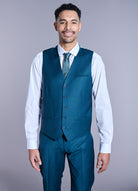 Two-way stretch wool blend — Jerem waistcoat, fully lined view 7