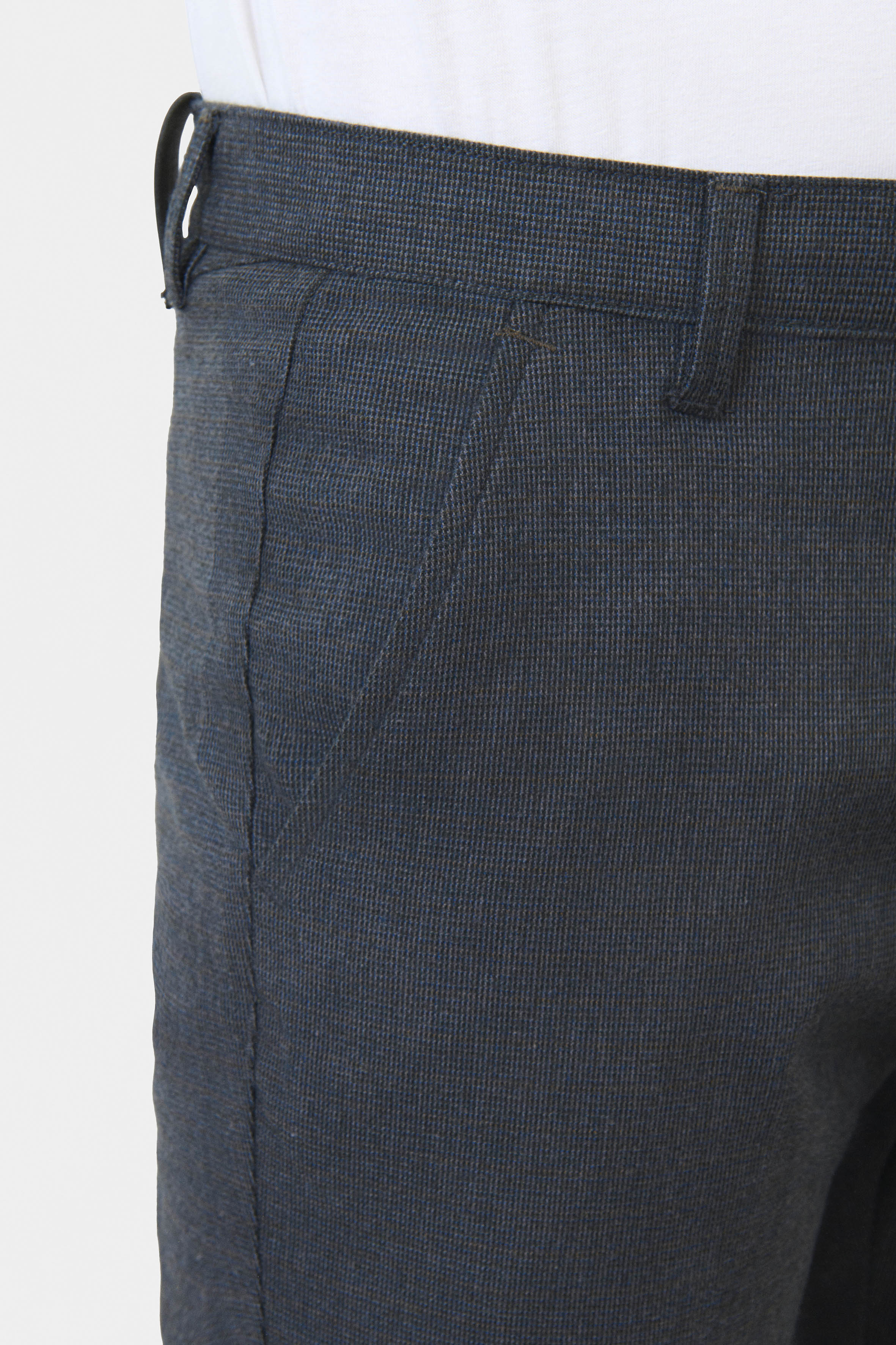 Pantalon de ville, pépita chiné stretch Jerem, poches italiennes
