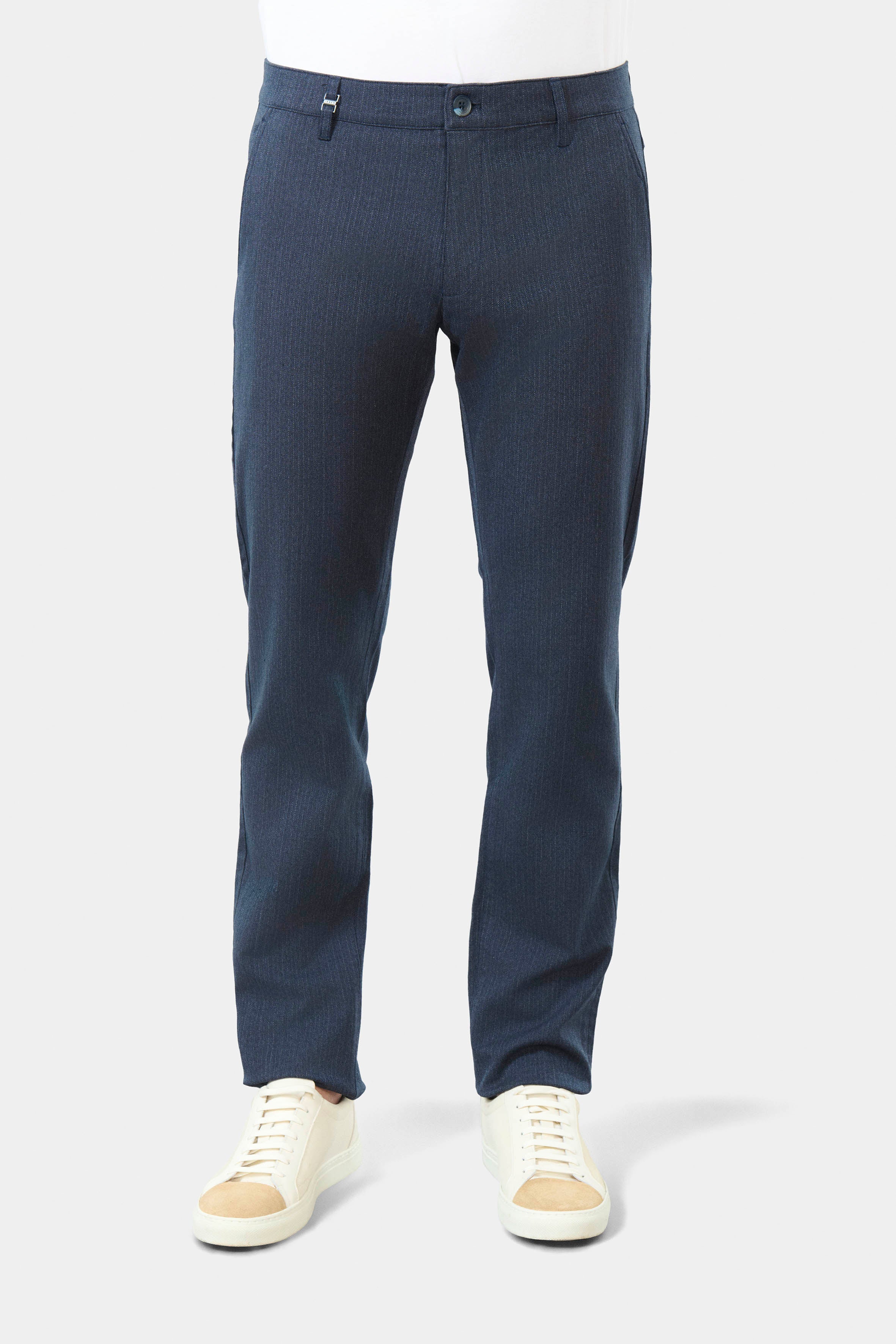 Pantalon décontracté en chevron Jerem, poches italiennes, coupe droite