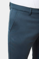 Pantalón de vestir, tricotina elástica Jerem, cinturilla sastre, bolsillos italianos