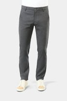 Pépita chiné stretch — Pantalon de ville Jerem, poches italiennes