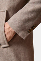 Manteau col officier avec plastron amovible Colaf Jerem, coupe droite