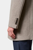 Manteau col tailleur avec plastron amovible Jerem, coupe confortable, simple boutonnage
