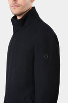 Manteau zippé col montant Barka Jerem, coupe droite, poche poitrine