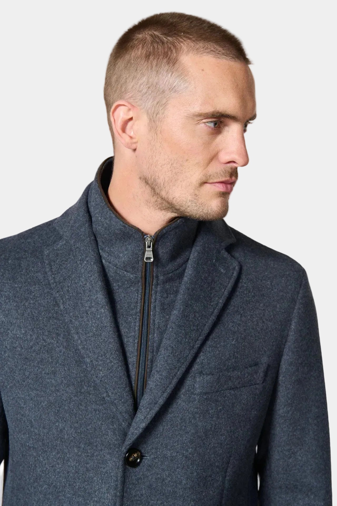 Manteau col tailleur mi-long Jerem vue 5