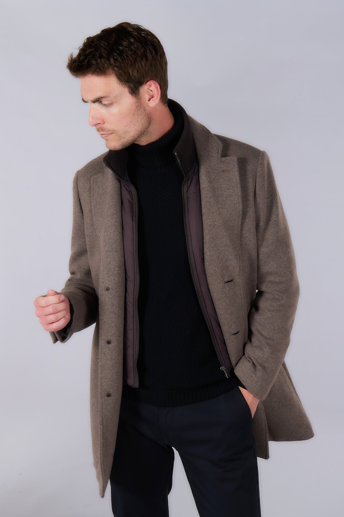 Manteau col tailleur - Jerem