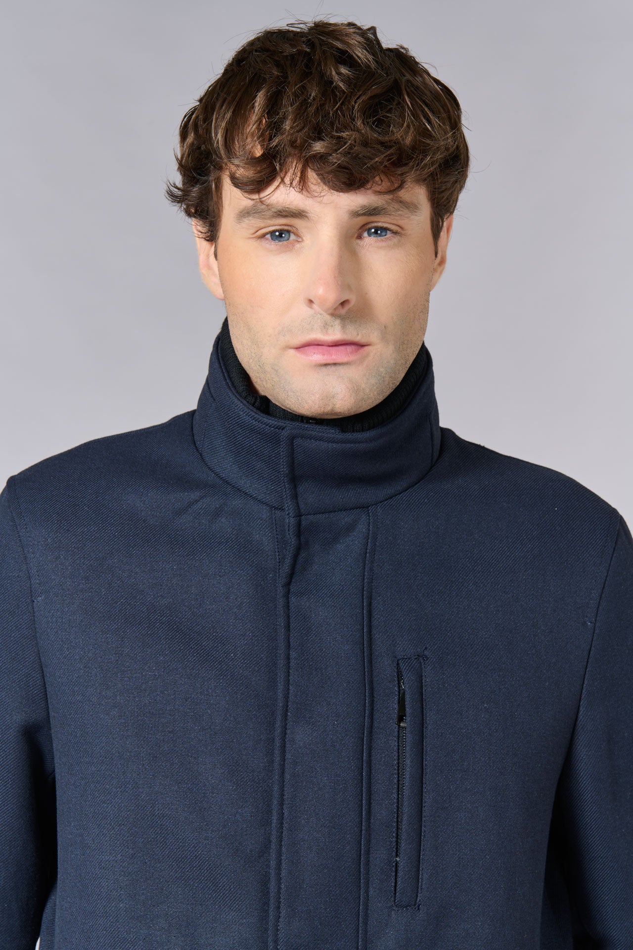 Manteau col montant mi-long Jerem vue 5