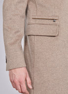 Manteau col tailleur mi-long Jerem vue 3