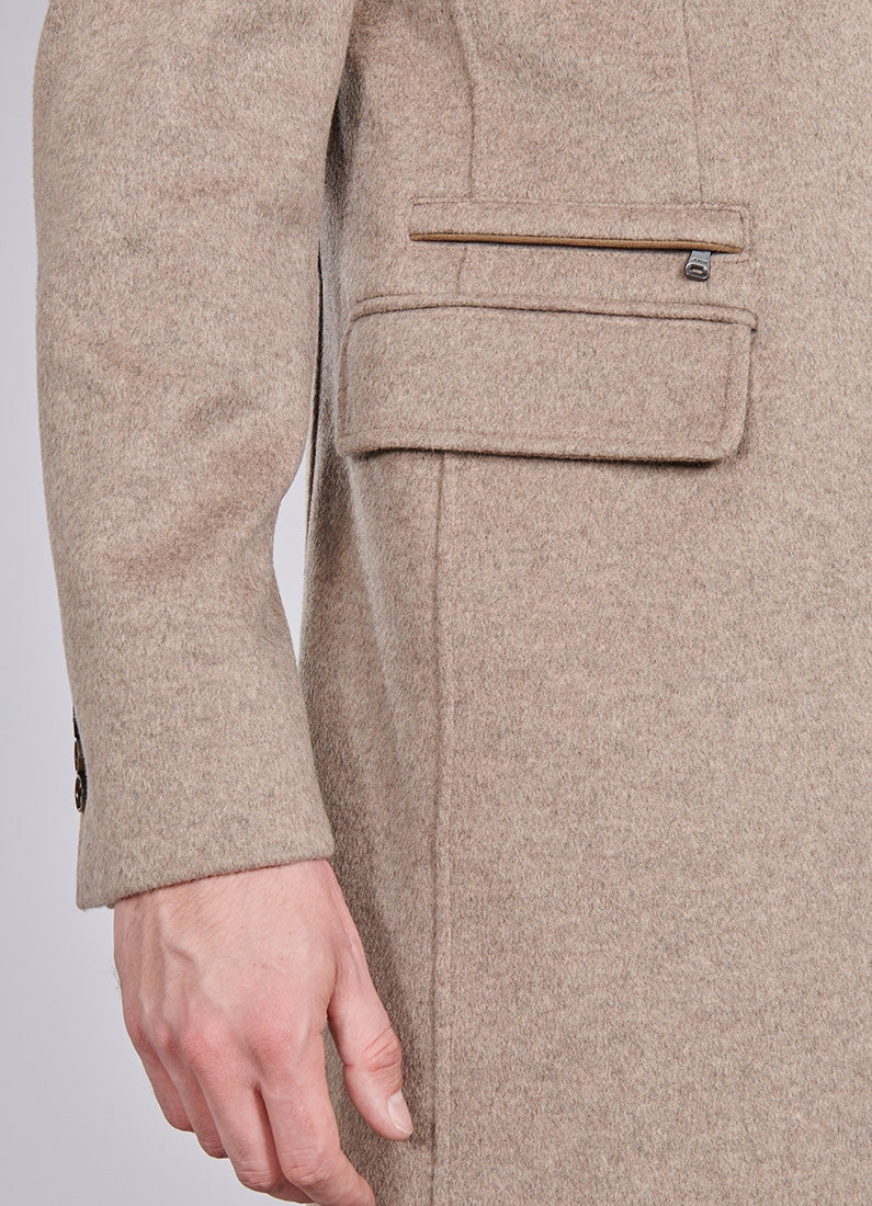 Manteau col tailleur mi-long Jerem vue 3
