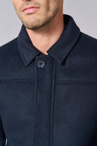 Manteau mi-long col chemise Jerem, col chemise vue 5