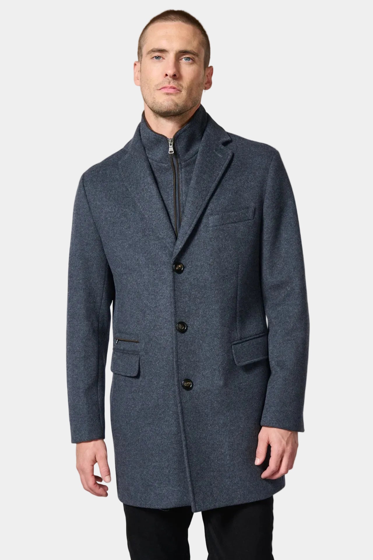 Manteau col tailleur mi-long Jerem vue 4