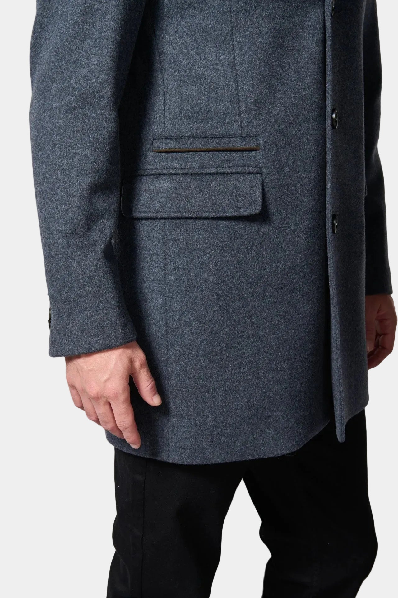 Manteau col tailleur mi-long Jerem vue 6