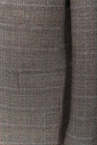 Veste de costume ajustée prince de galles stretch Jerem, boutons de poignet, coupe ajustée