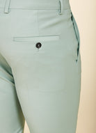 Pantalon de costume ajusté et bi-stretch, laine mélangée Jerem, poches italiennes, jambes semi-doublées