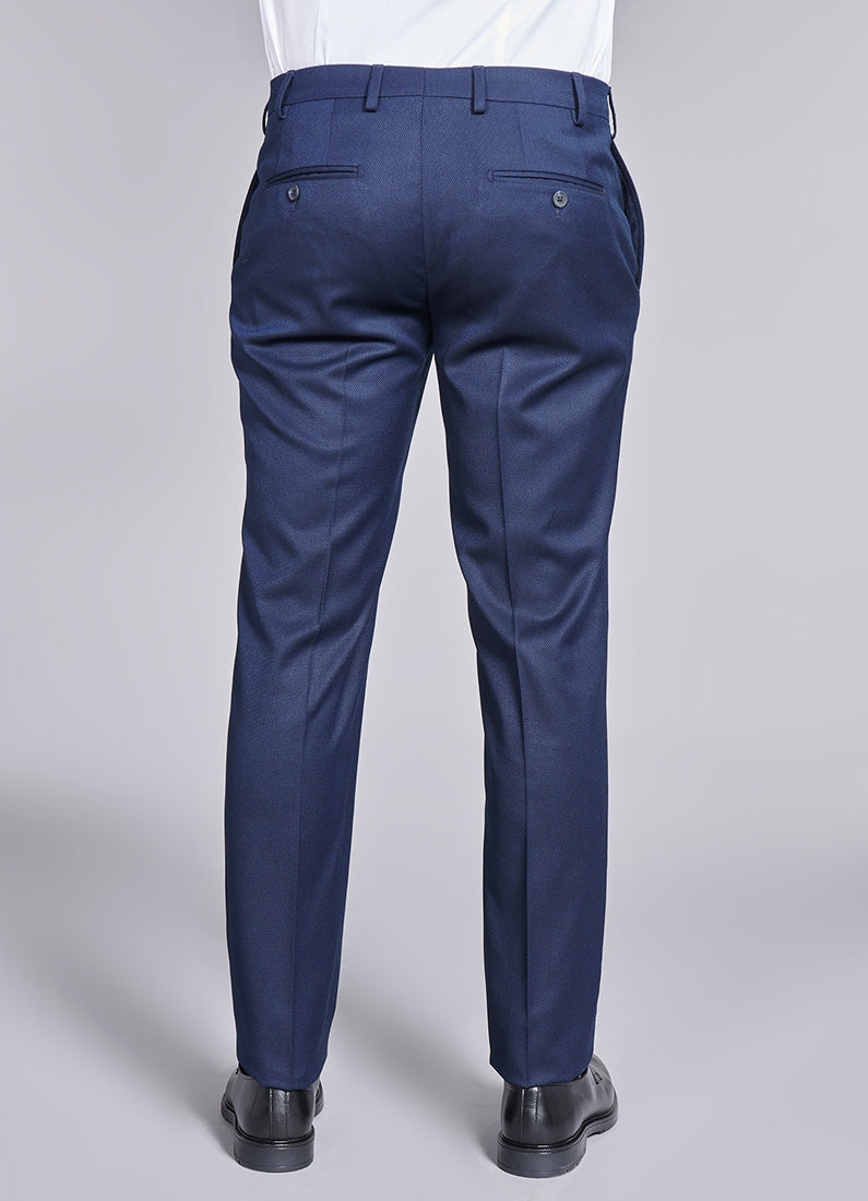 Pantalon droit, poly-viscose Jerem, coupe droite, poches italiennes