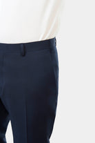 Pantalon de costume, laine vierge Vitale Barberis Canonico Jerem, ceinture sartoriale, poches italiennes
