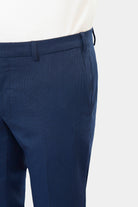 Pantalon de costume stretch faux-uni discret Jerem, ceinture sartoriale stretch, ceinture sartoriale