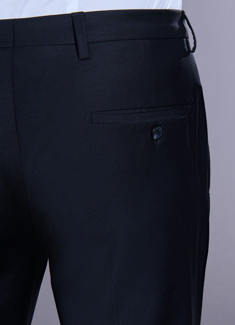 Pantalon de costume ajusté et bi-stretch, laine mélangée Jerem, jambes semi-doublées, intérieur semi-doublé