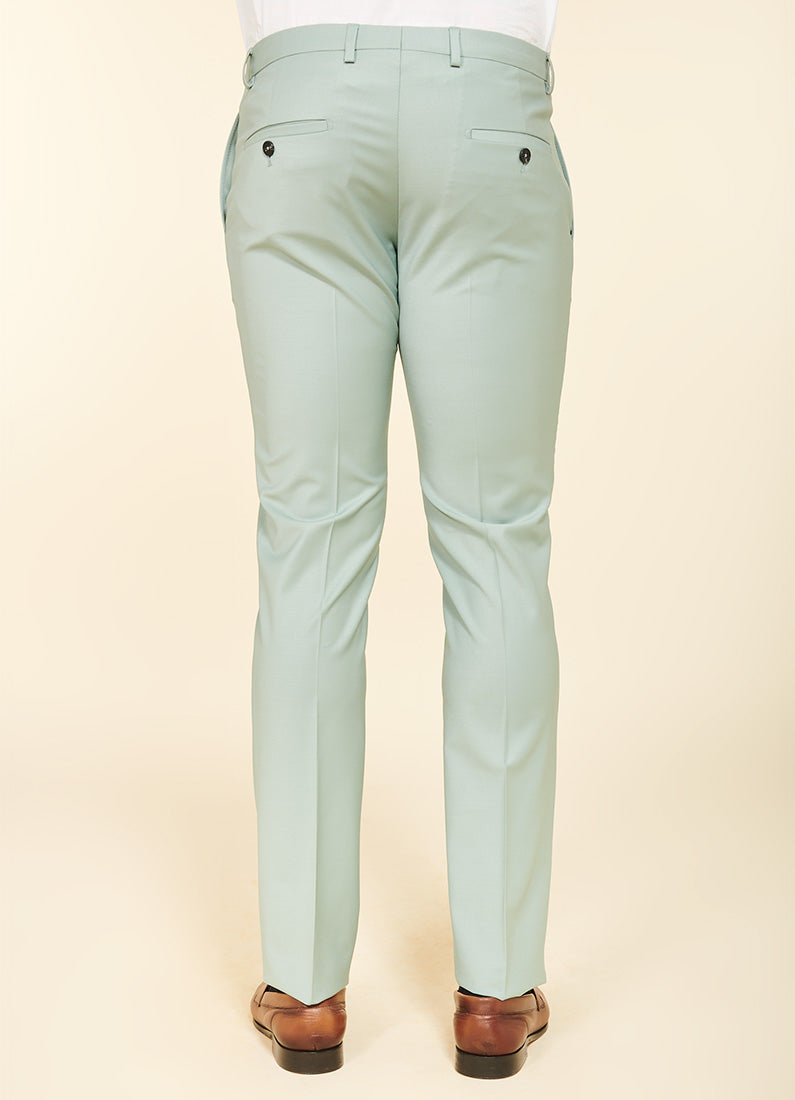 Pantalon de costume ajusté et bi-stretch Jerem, jambes semi-doublées, intérieur semi-doublé
