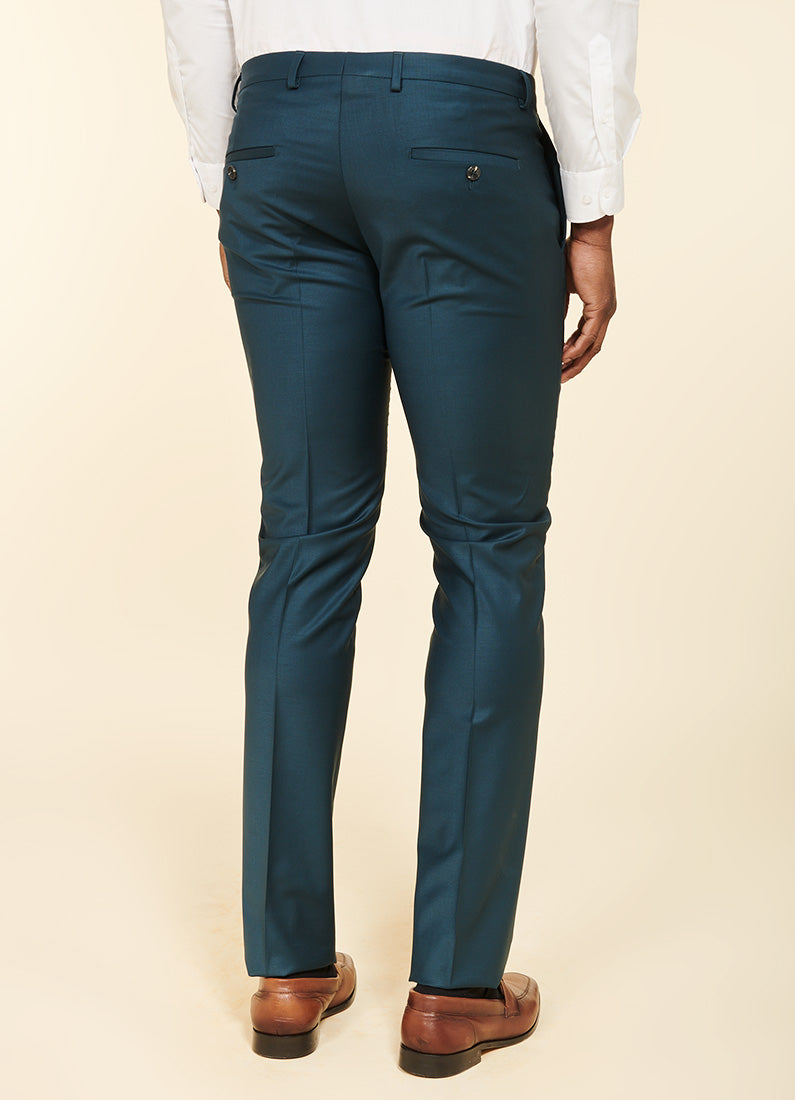 Pantalon de costume ajusté et bi-stretch Jerem, intérieur semi-doublé, ceinture sartoriale stretch