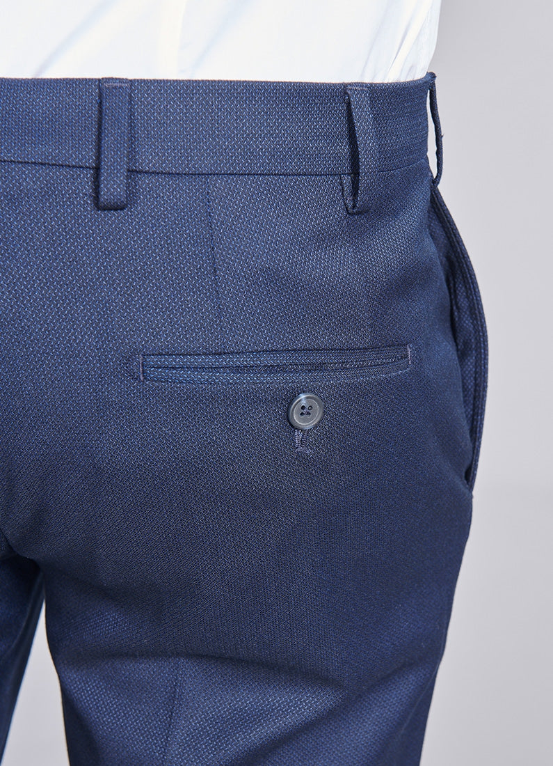 Poly-viscose — Pantalon droit Jerem, poches italiennes, coupe droite