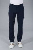 Pantalon de ville bi-stretch carreaux Jerem, coupe confortable, poches italiennes