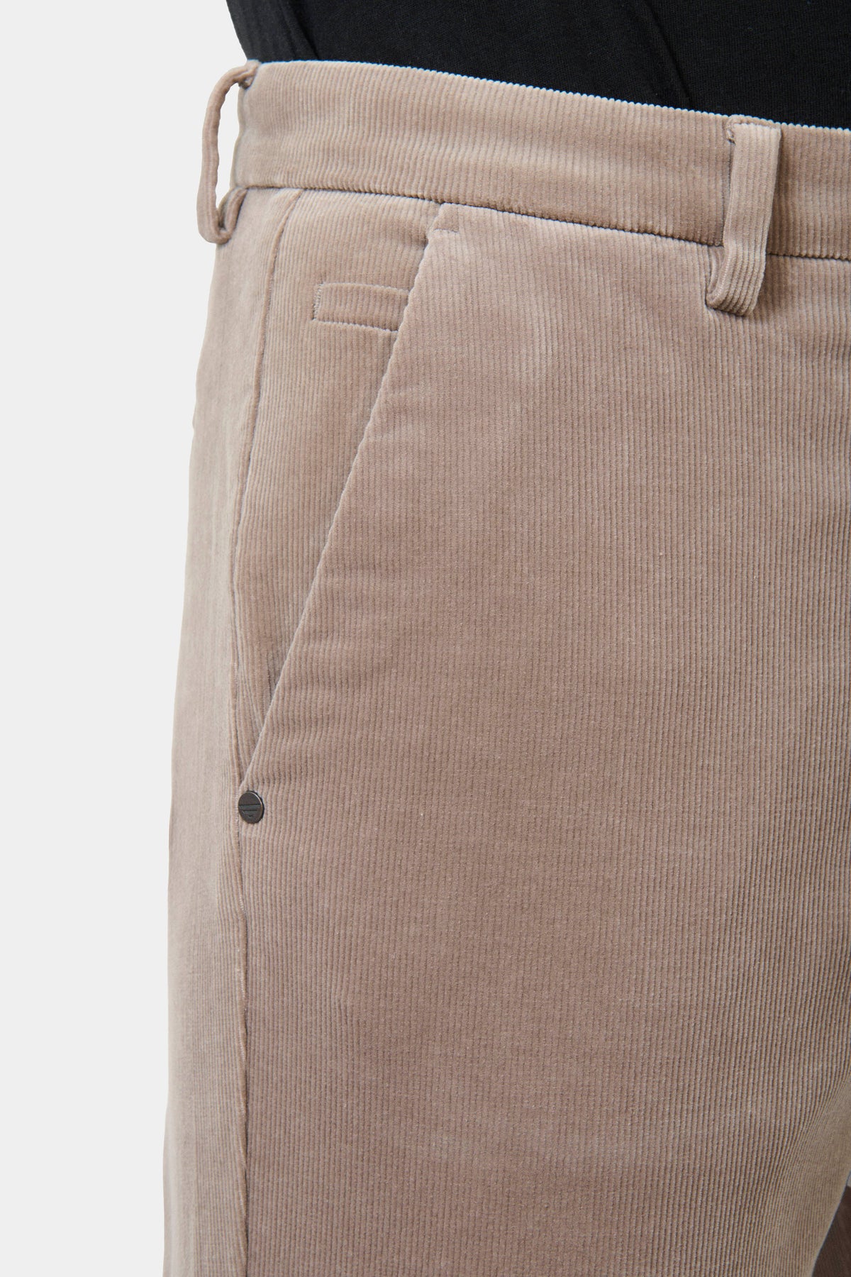 Pantalon minimaliste en velours côtelé, Jerem