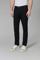 Jerem — Pantalon de ville en piqué stretch uni