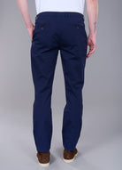 Pantalon en piqué de coton stretch Jerem, coupe droite