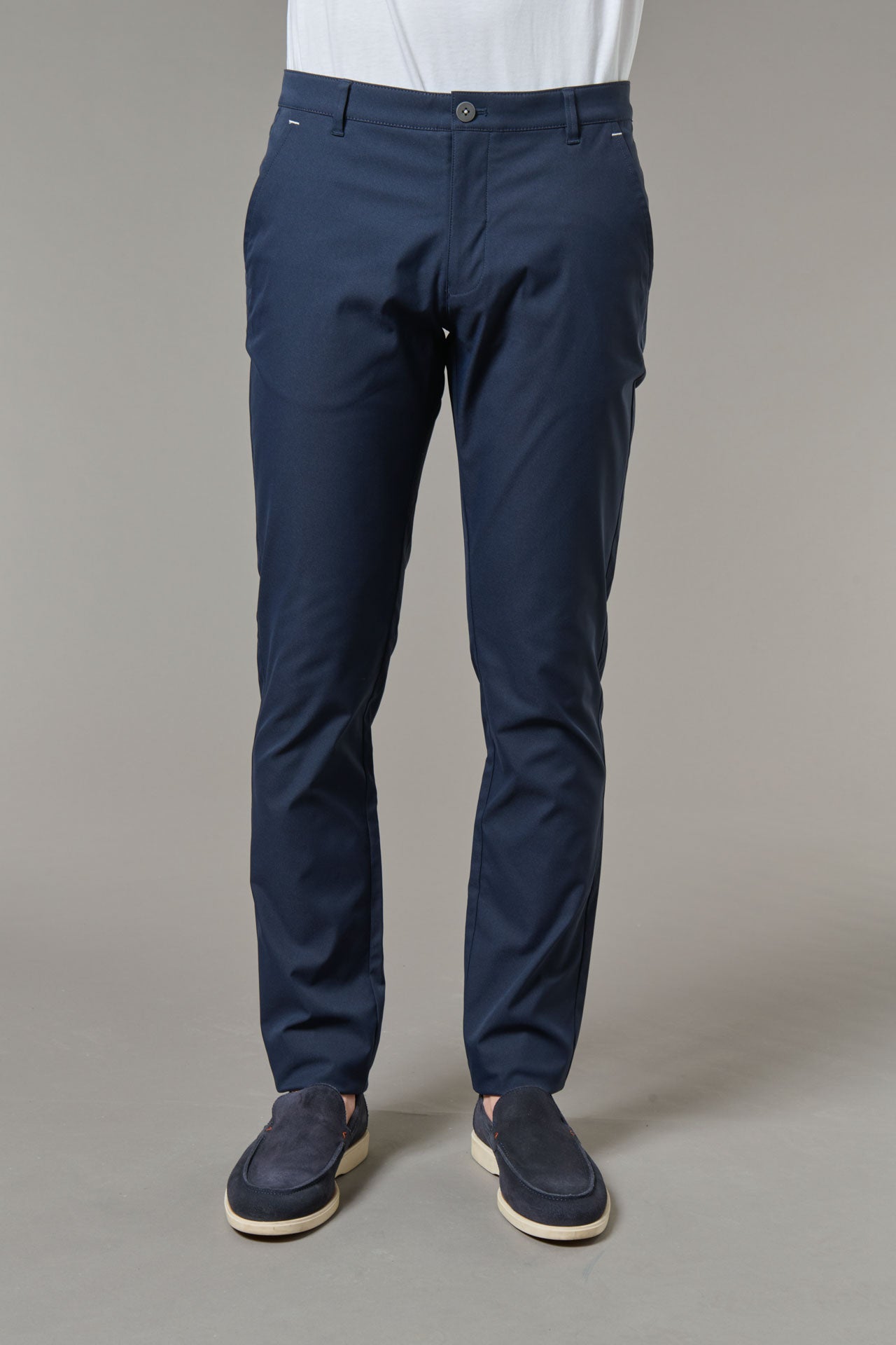 Pantalon performant en gabardine stretch Jerem, poches italiennes