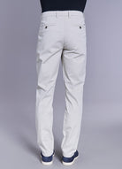 Pantalon en piqué de coton stretch, Jerem