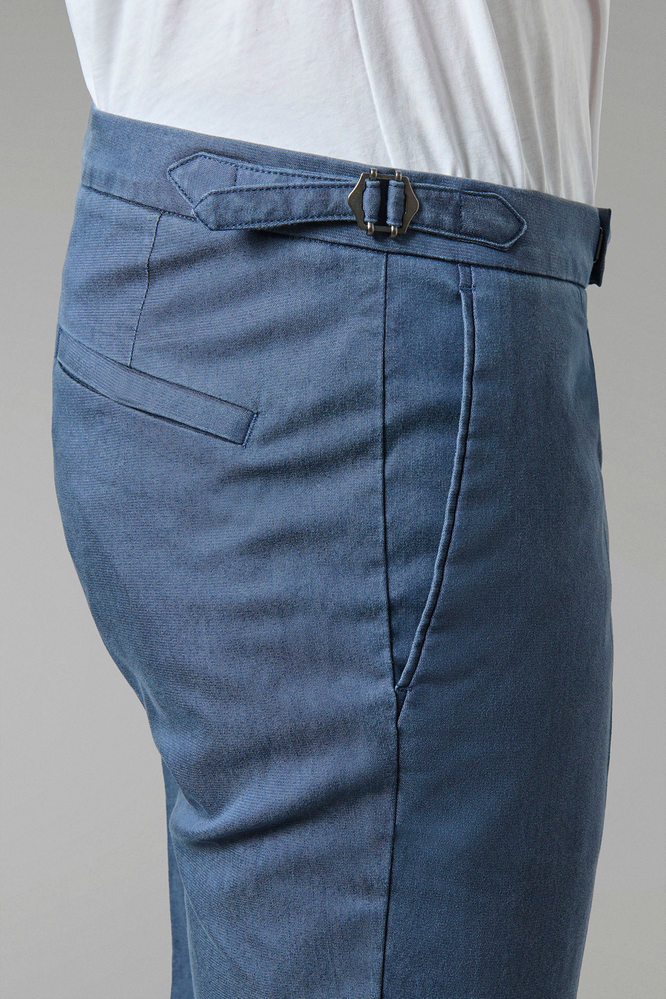 Pantalon classique pince, tencel stretch mélangé Jerem, ceinture sartoriale, poches italiennes