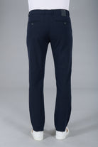 Pantalon de ville bi-stretch carreaux Jerem, poches italiennes