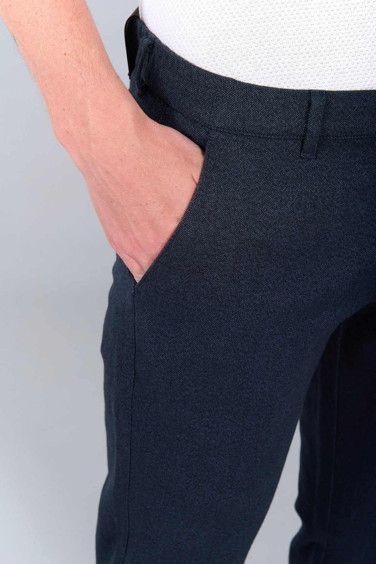 Pantalon élastiqué Jerem, poches italiennes vue 8